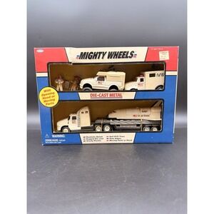 Soma Mighty Wheels Playset Space Shuttle Transport Truck Nasa Playset 1999